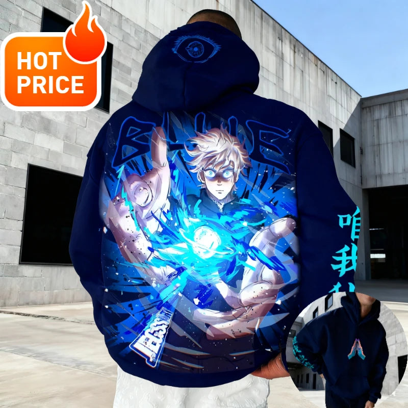 Jujutsu Kaisen Gojo Satoru Hoodie - Harajuku Vintage