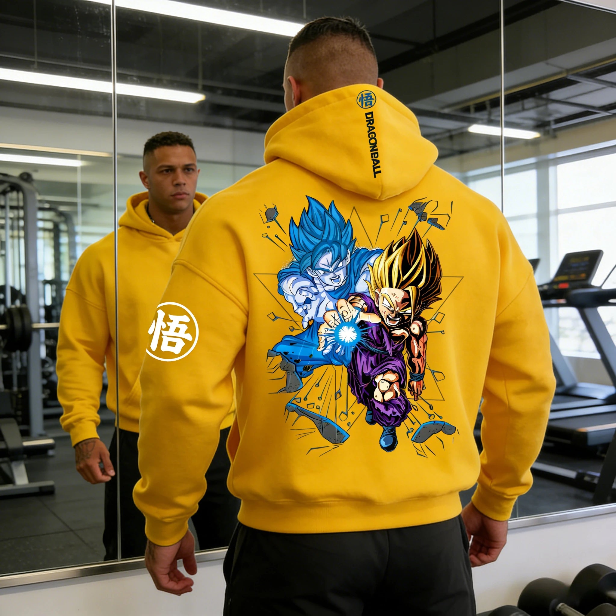 Dragon Ball Goku Gohan Hoodie - Father-Son Kamehameha