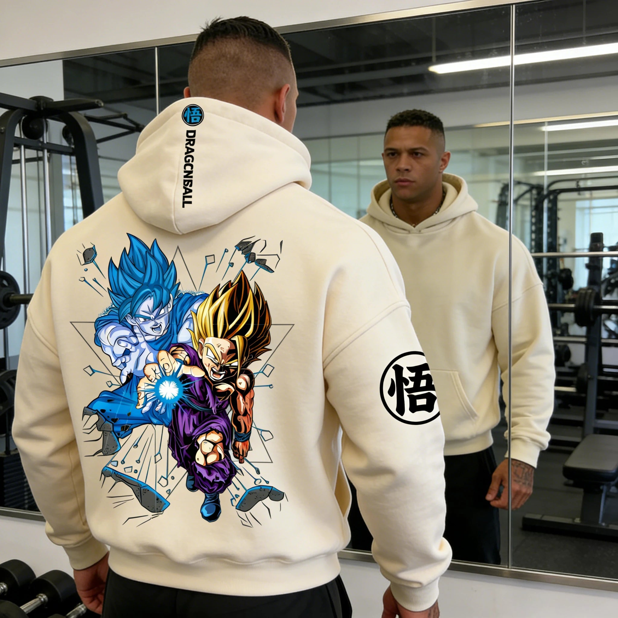 Dragon Ball Goku Gohan Hoodie - Father-Son Kamehameha
