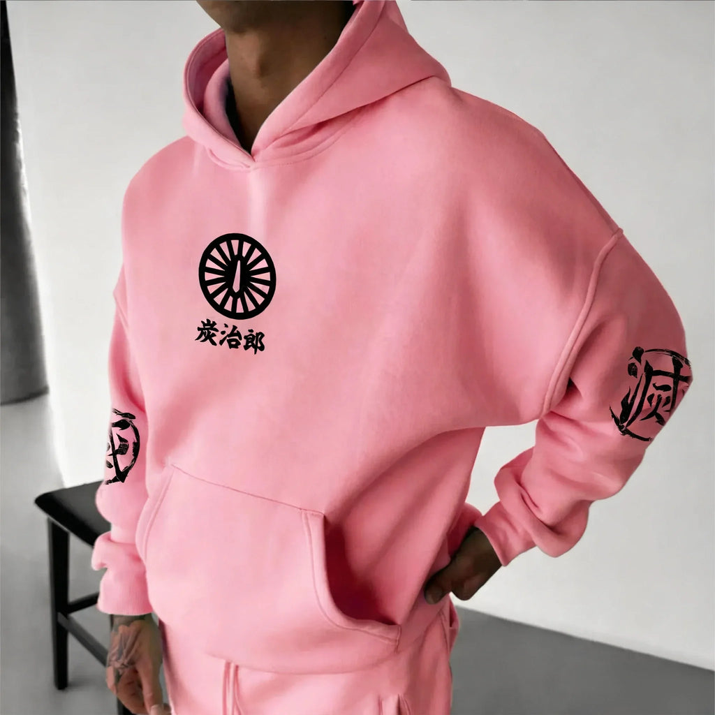 Demon Slayer Tanjiro Hoodie - Halloween Parent-Child Top