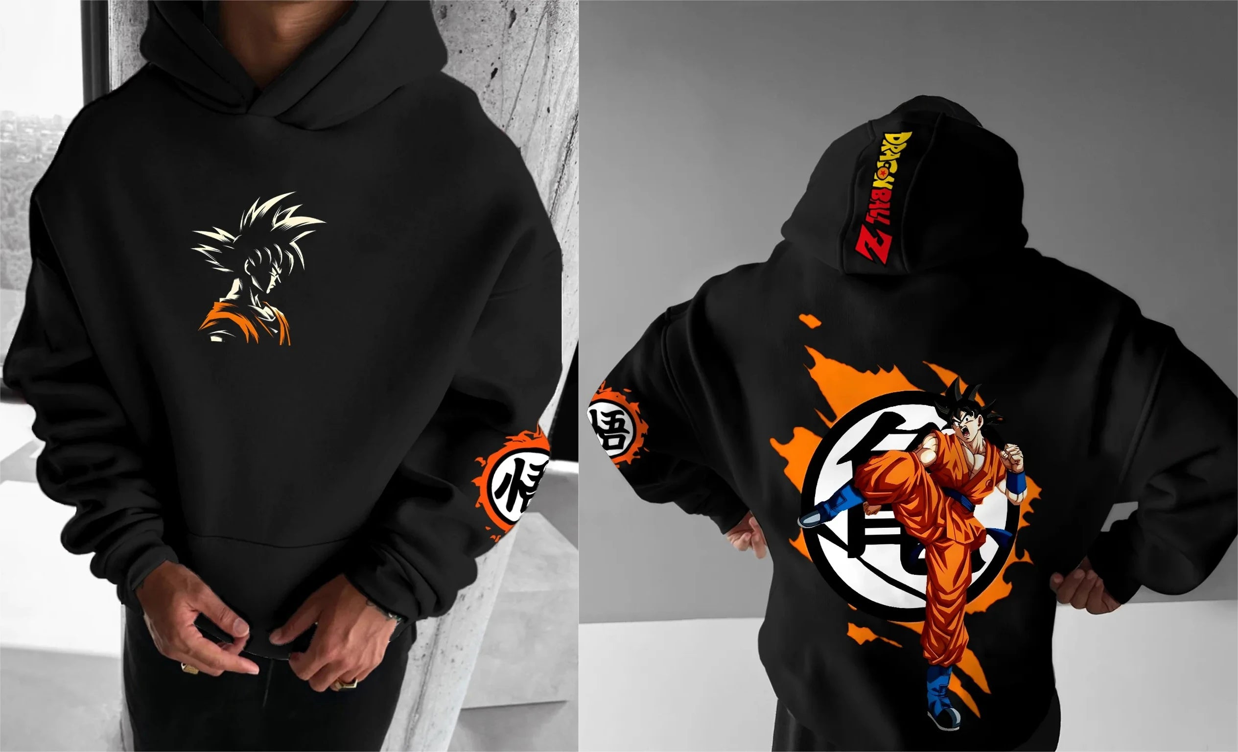 Dragon Ball Loose Hoodie - Anime Autumn Winter Sweater