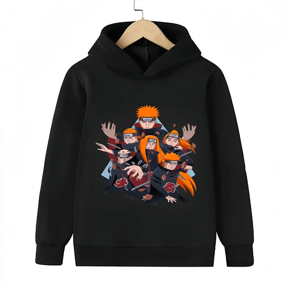 Naruto Pain Akatsuki Kids Hoodie - Six Paths Cosplay