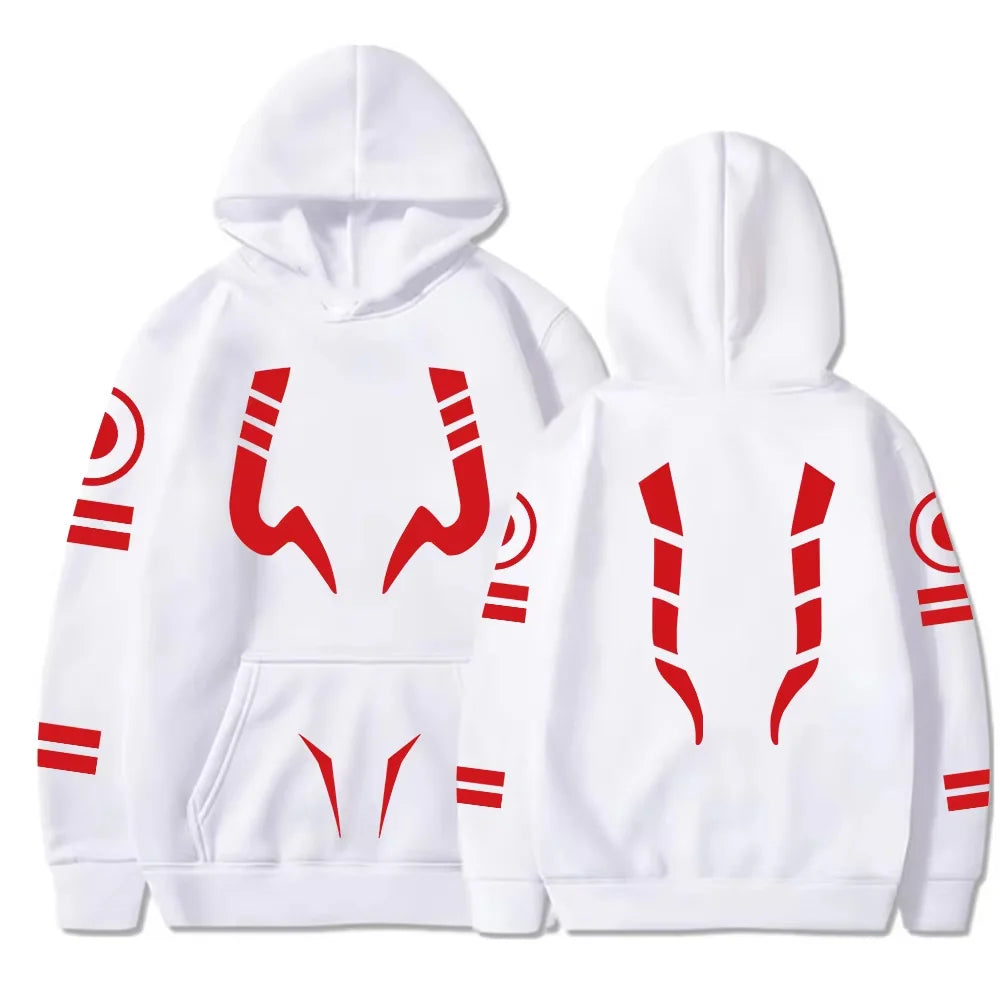 Men's Tops Anime Jujutsu Kaisen Ryomen Sukuna Printed Hooded Women Hoodies Plus Size Pullover Harajuku Autumn Winter Sweatshirt