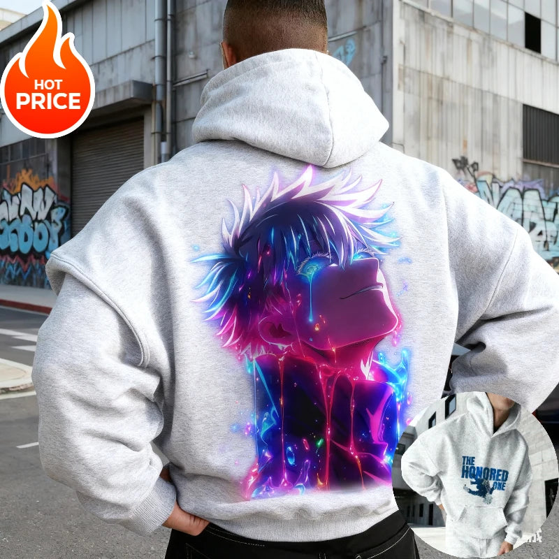 Jujutsu Kaisen Gojo Satoru Hoodie - Harajuku Vintage