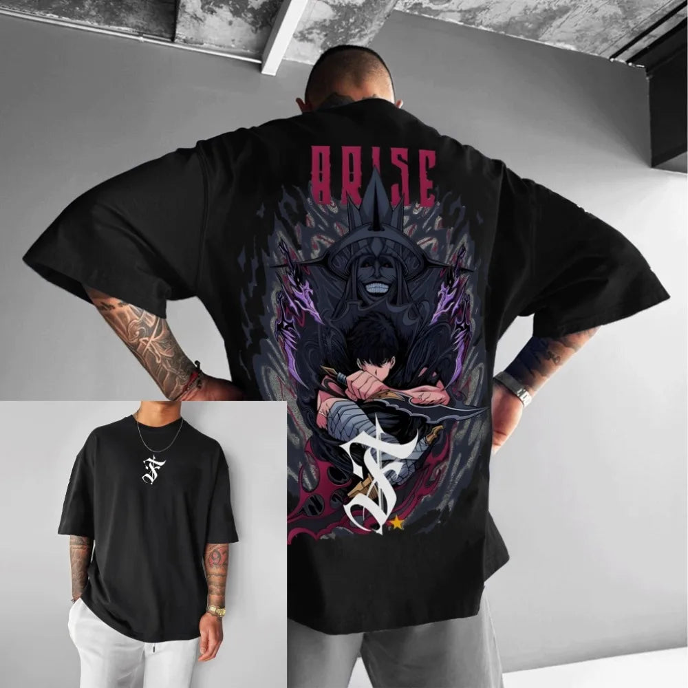 Solo Leveling Arise Oversized T-Shirt - Y2K Cotton Tee