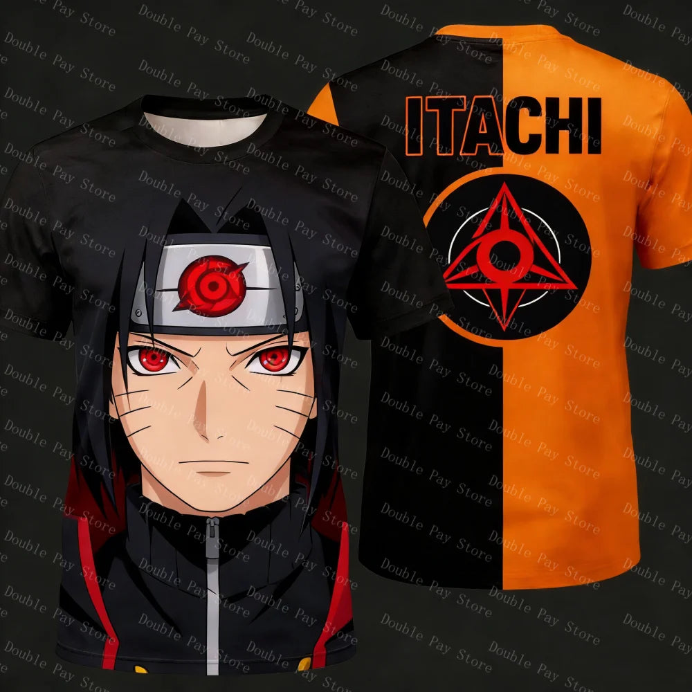 Naruto Cosplay T-Shirt - Cartoon Anime Casual Tee