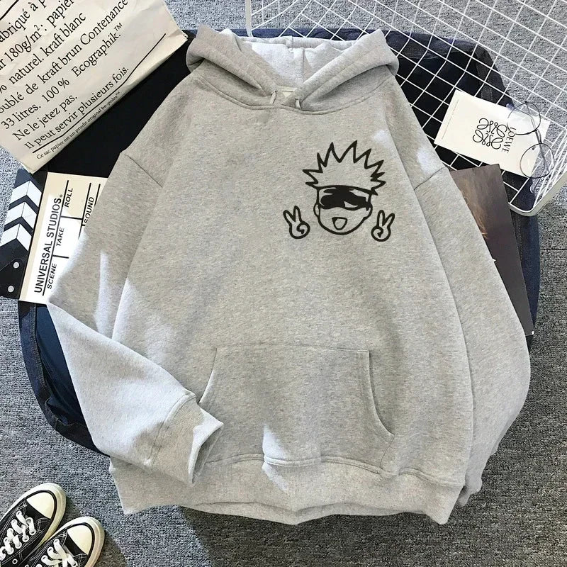 Jujutsu Kaisen Gojo Satoru Hoodie - Oversized Kawaii