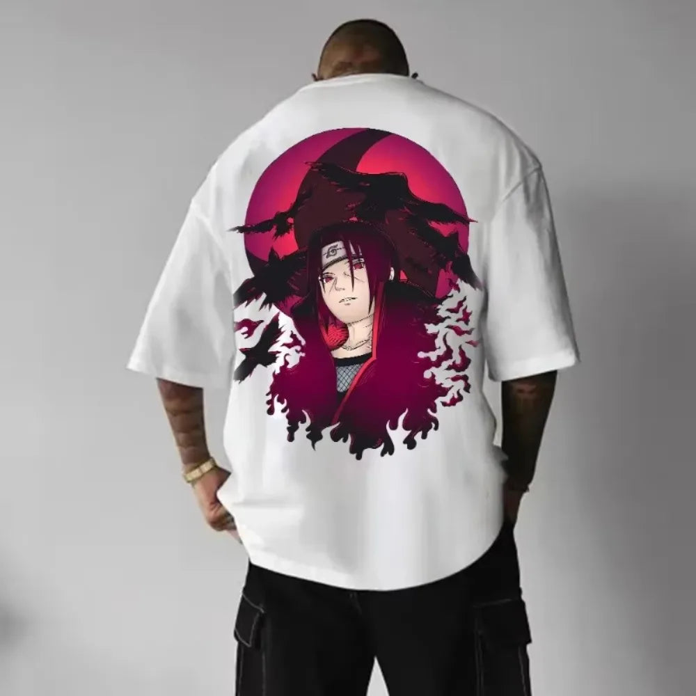 Naruto Uchiha Itachi T-Shirt - Japanese Anime Cotton Tee