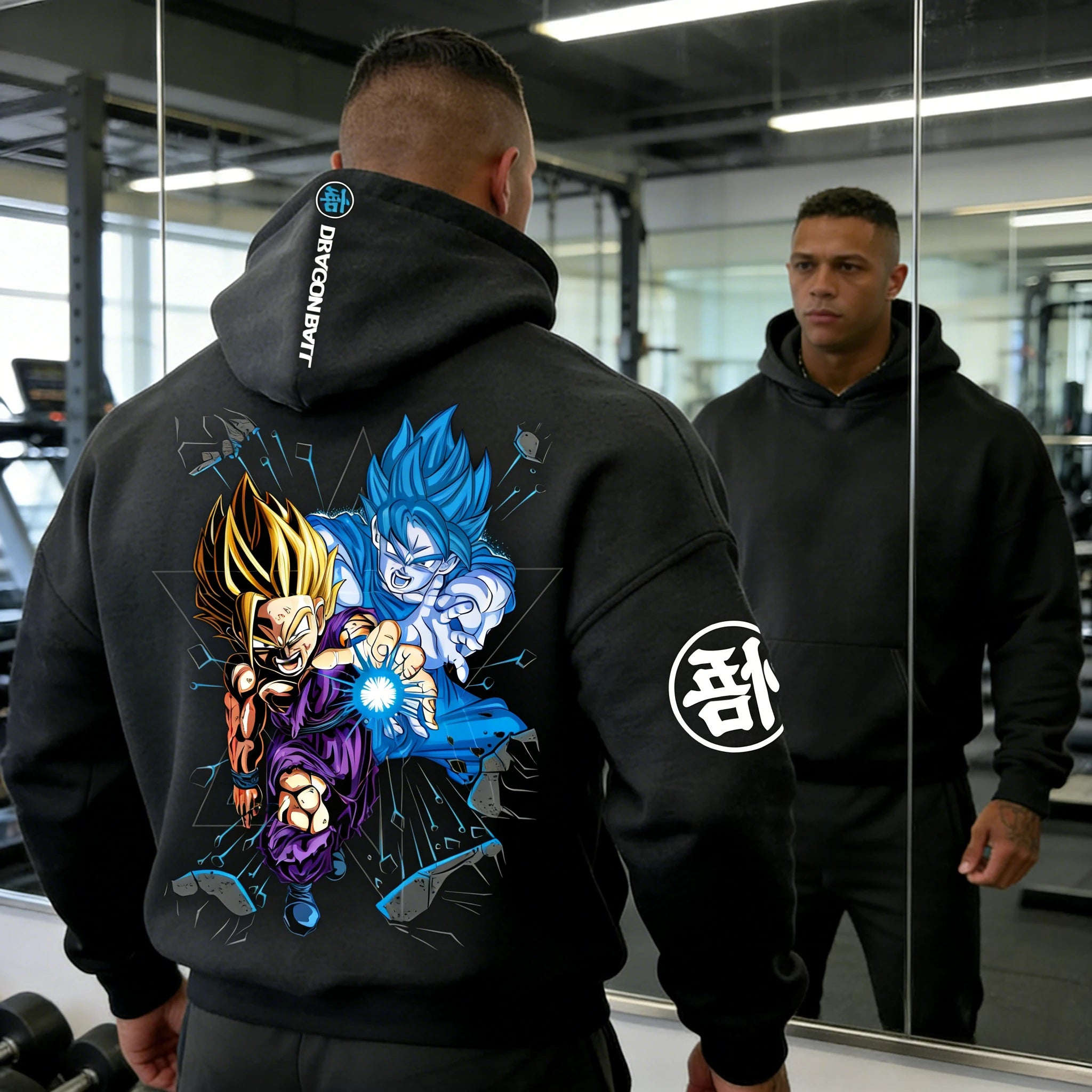 Dragon Ball Goku Gohan Hoodie - Father-Son Kamehameha