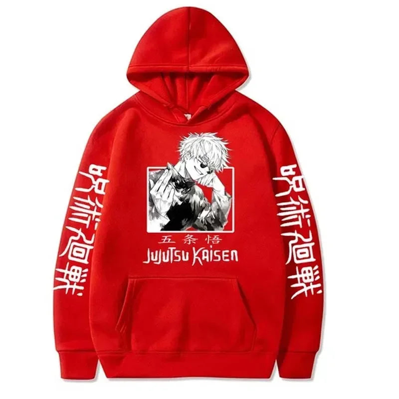 Jujutsu Kaisen Gojou Satoru Hoodie - Fleece Harajuku