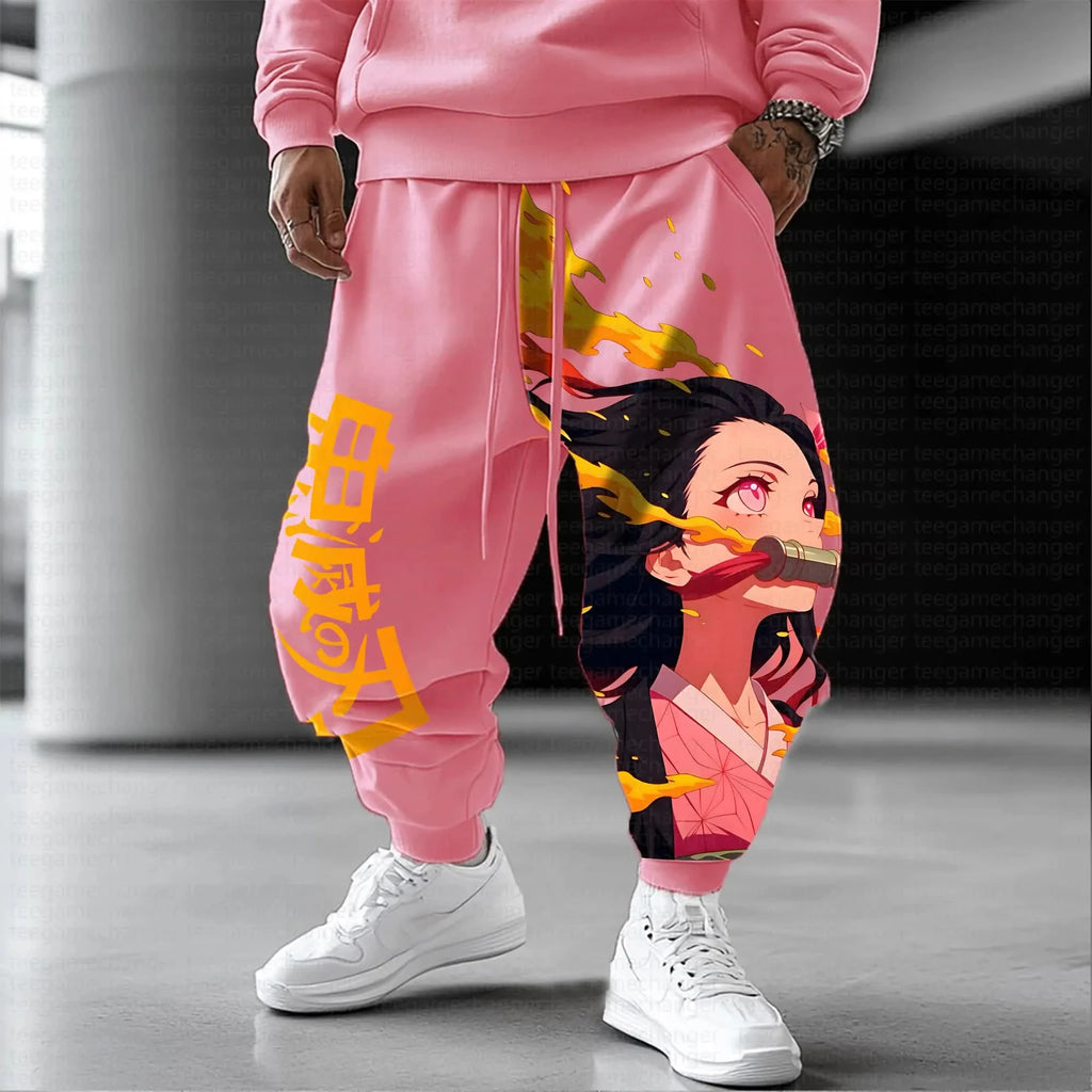 Demon Slayer Bandai Hoodie - Cotton Graphic Pullover for Fans
