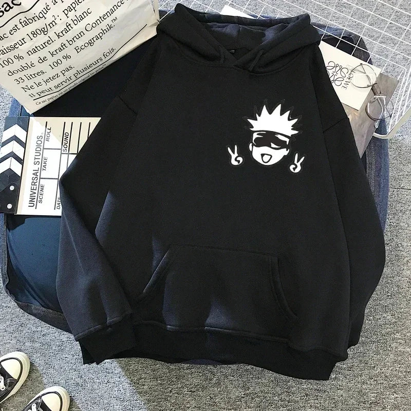 Jujutsu Kaisen Gojo Satoru Hoodie - Oversized Kawaii