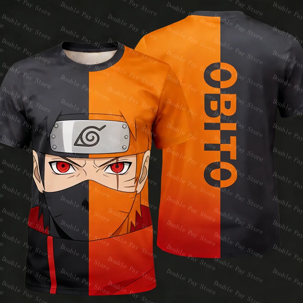 Naruto Cosplay T-Shirt - Cartoon Anime Casual Tee