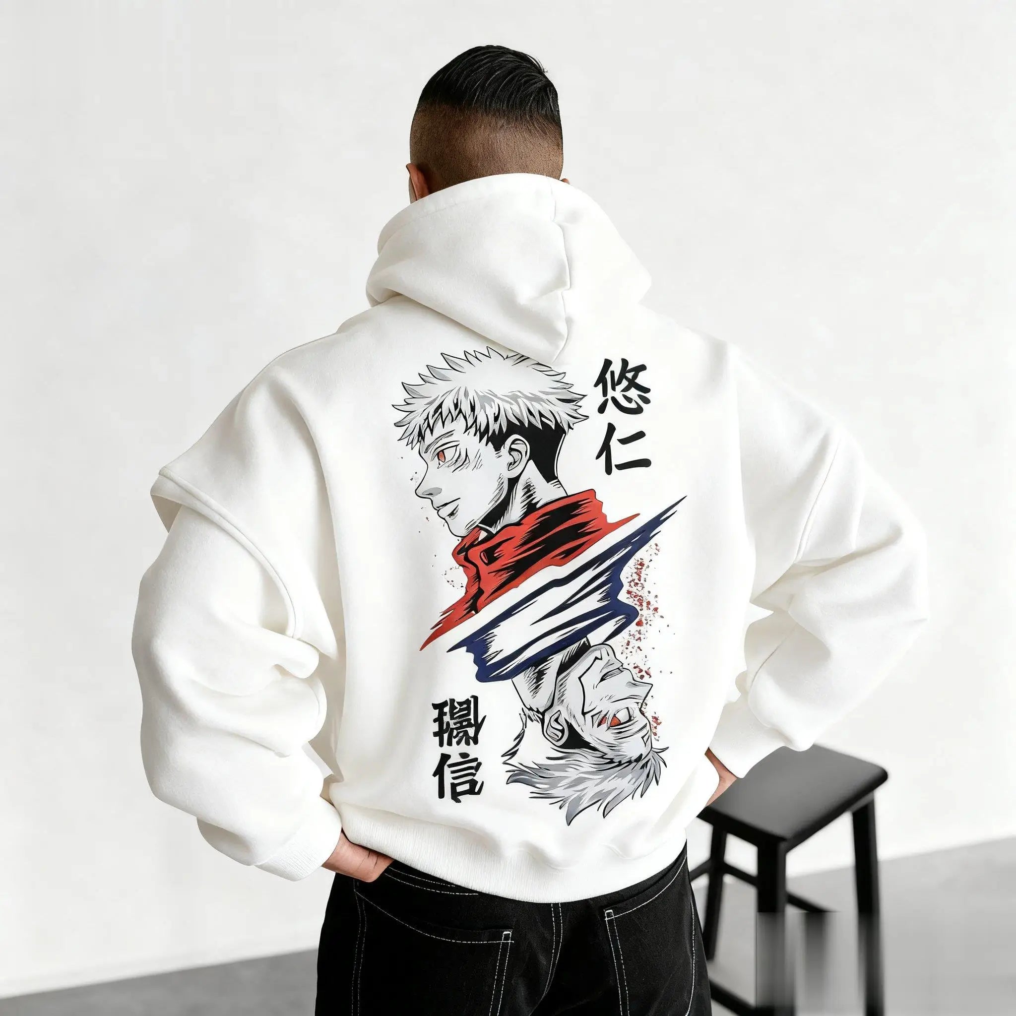 Jujutsu Kaisen Anime Hoodie - Oversized Streetwear Pullover